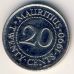20 центов 1990 год Маврикий. Сивусагур Рамгулам