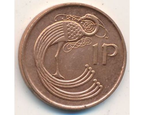 1 пенни 1995 год Ирландия