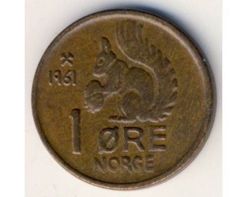 1 эре 1961 год Норвегия