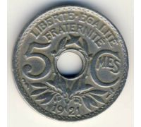 5 сентим 1921 год Франция (сантим)