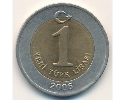 1 новая лира 2006 год Турция