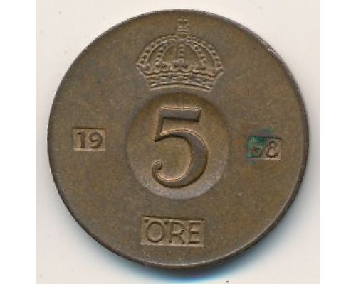 5 эре 1968 год Швеция