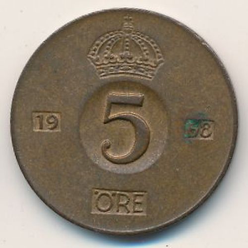 5 эре 1968 год. Швеция