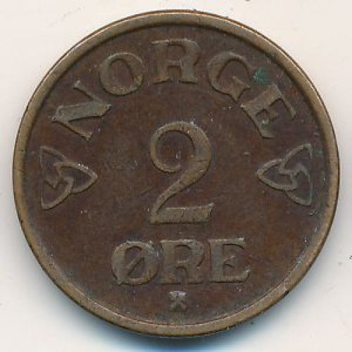 2 эре 1953 год. Норвегия