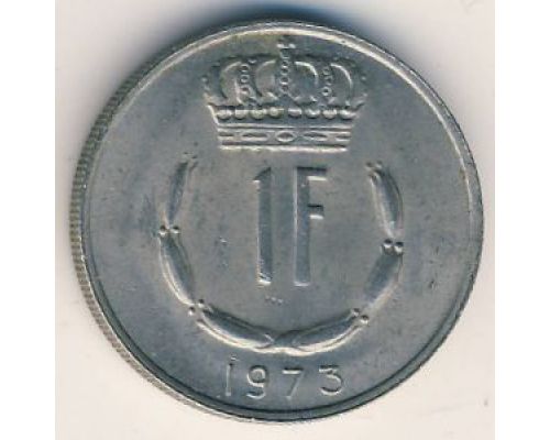1 франк 1973 год Люксембург Жан