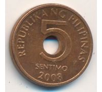 5 сентимо 2008 год Филиппины