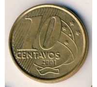 10 сентаво 2001 год Бразилия