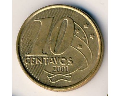 10 сентаво 2001 год Бразилия