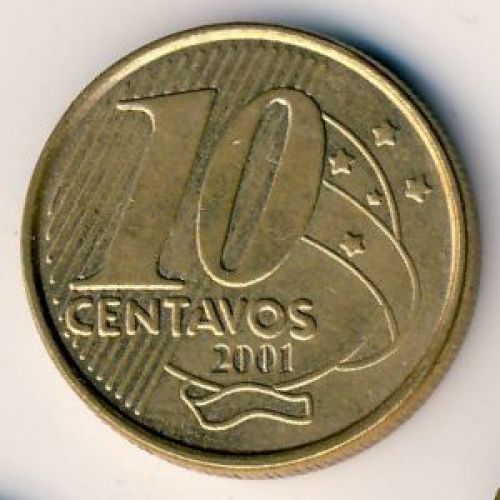 10 сентаво 2001 год. Бразилия
