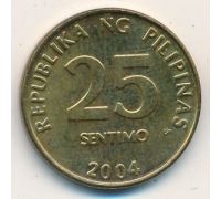 25 сентимо 2004 год Филиппины
