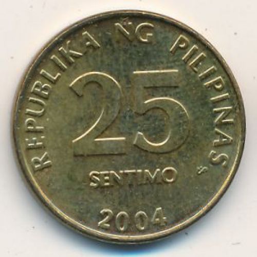 25 сентимо 2004 год Филиппины