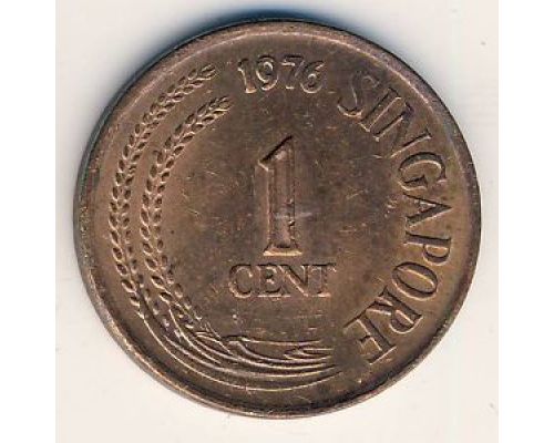 1 цент 1976 год Сингапур