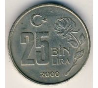 25000 лир 2000 год Турция (25 бин лир)