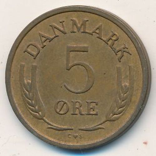 5 эре 1970 года. Дания