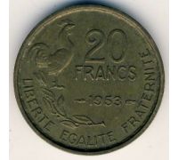 20 франков 1953 год Франция Петух
