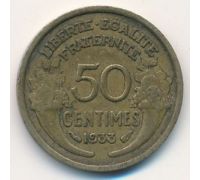 50 сентим 1933 год Франция (сантим)