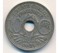 10 сентим 1938 год Франция (сантим)