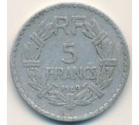 5 франков 1949 год Франция