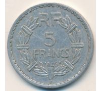 5 франков 1946 год Франция B