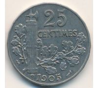 25 сентим 1905 год Франция (сантим)