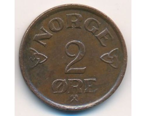 2 эре 1957 год Норвегия