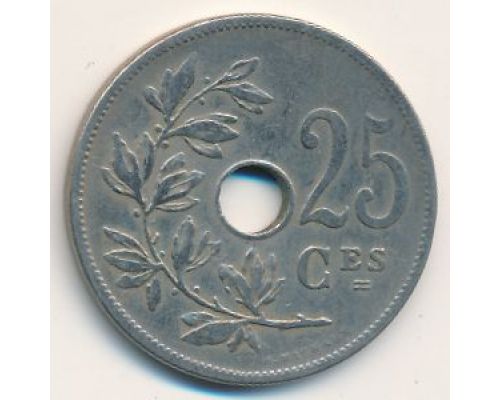 25 сентим 1908 год Бельгия