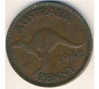 1 пенни 1942 год Австралия (p) Perth