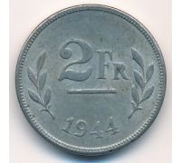 2 франка 1944 год Бельгия