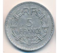 5 франков 1946 год Франция