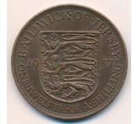 1/12 шиллинга 1957 год Джерси Елизавета II
