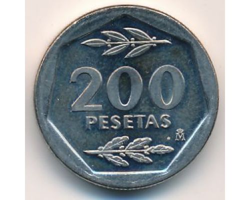 200 песет 1986 год Испания