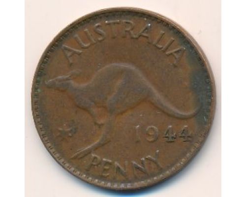 1 пенни 1944 год Австралия (p) Perth