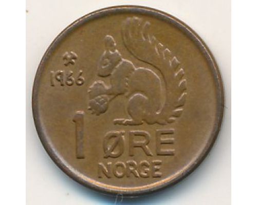 1 эре 1966 год Норвегия