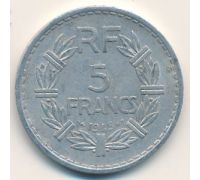 5 франков 1945 год Франция