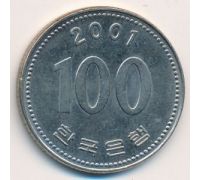 100 вон 2001 год Южная Корея