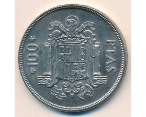 100 песет 1975 год Испания