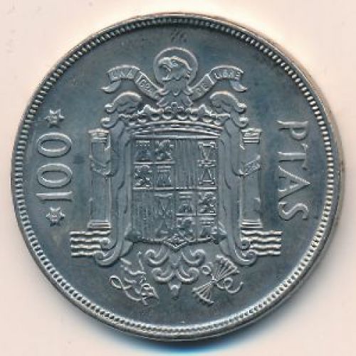 100 песет 1975 год. Испания