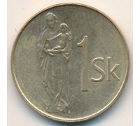 1 крона 1993 год Словакия