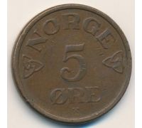 5 эре 1957 год Норвегия