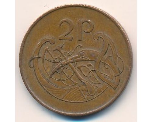 2 пенса 1988 год Ирландия