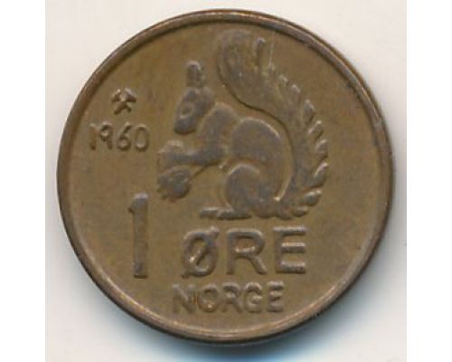 1 эре 1960 год Норвегия