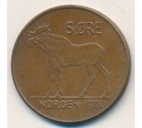 5 эре 1973 год Норвегия Лось