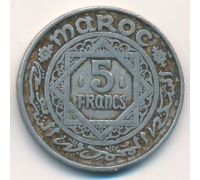 5 франков 1951 год Марокко