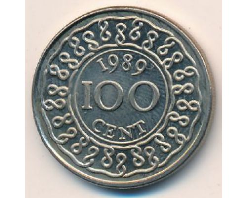 100 центов 1989 года Суринам