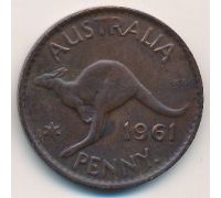 1 пенни 1961 год Австралия (p) Perth
