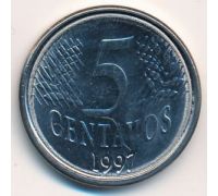 5 сентаво 1997 год Бразилия