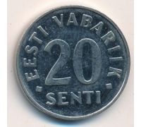 20 сентов 1999 год Эстония