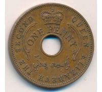 1 пенни 1959 год Нигерия