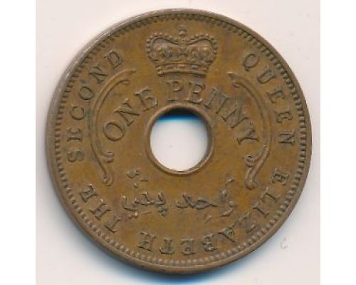 1 пенни 1959 год Нигерия