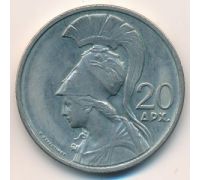 20 драхм 1973 год Греция Богиня Афина